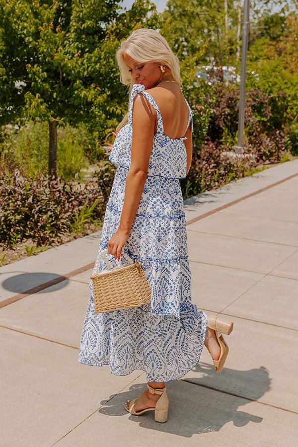Brilliant Bliss Tiered Eyelet Midi Product Image