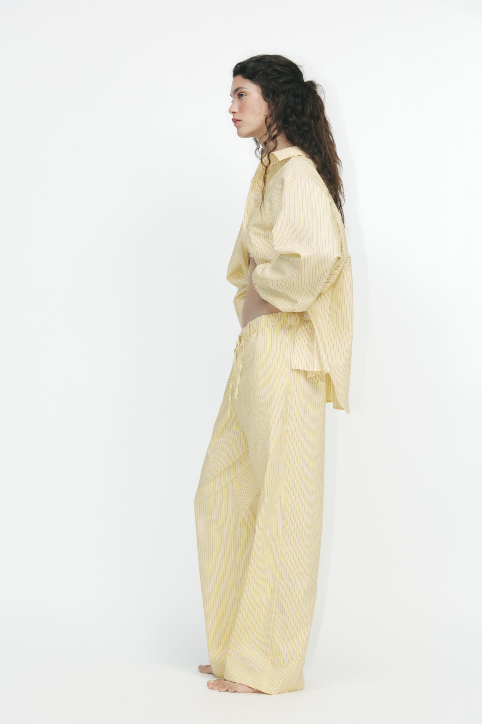 STRIPED PAJAMA PANTS Product Image