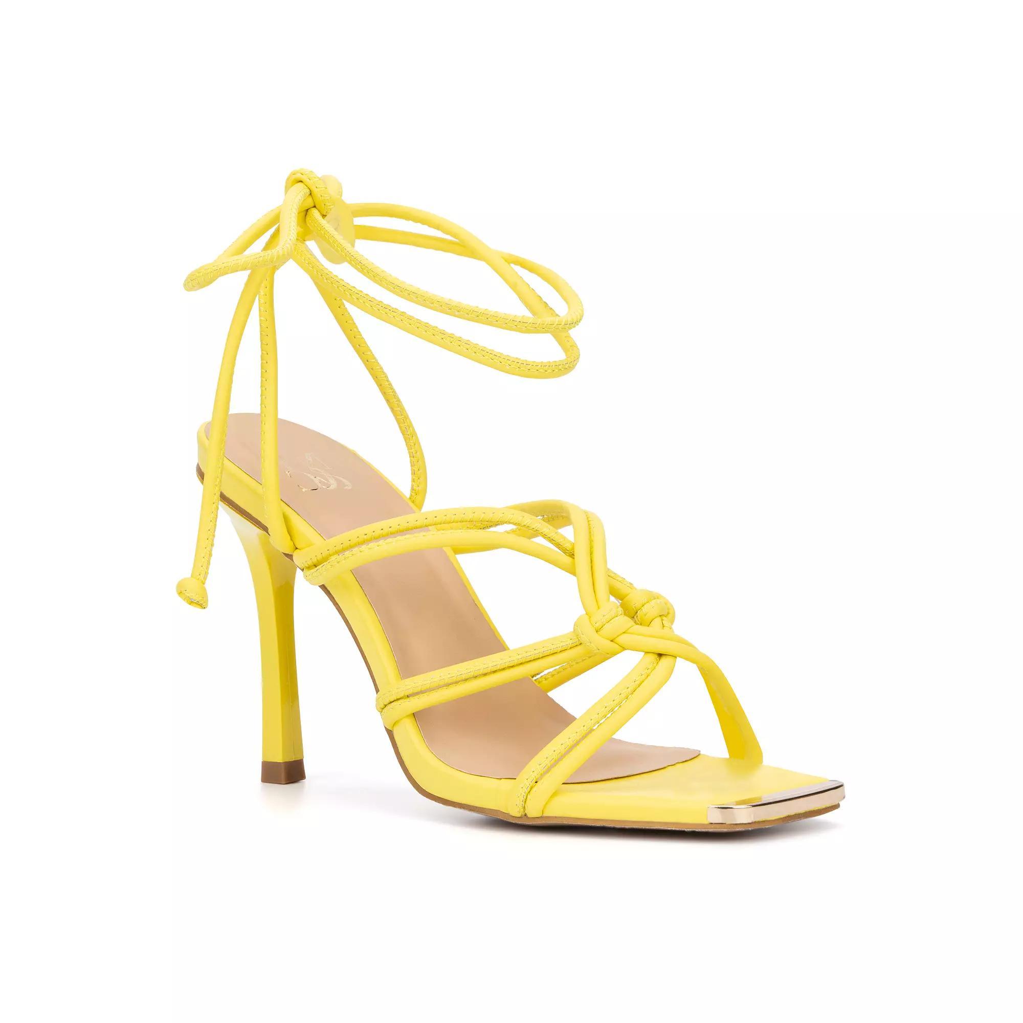 New York & Company Christa Womens Ankle Wrap Dress Sandals Product Image