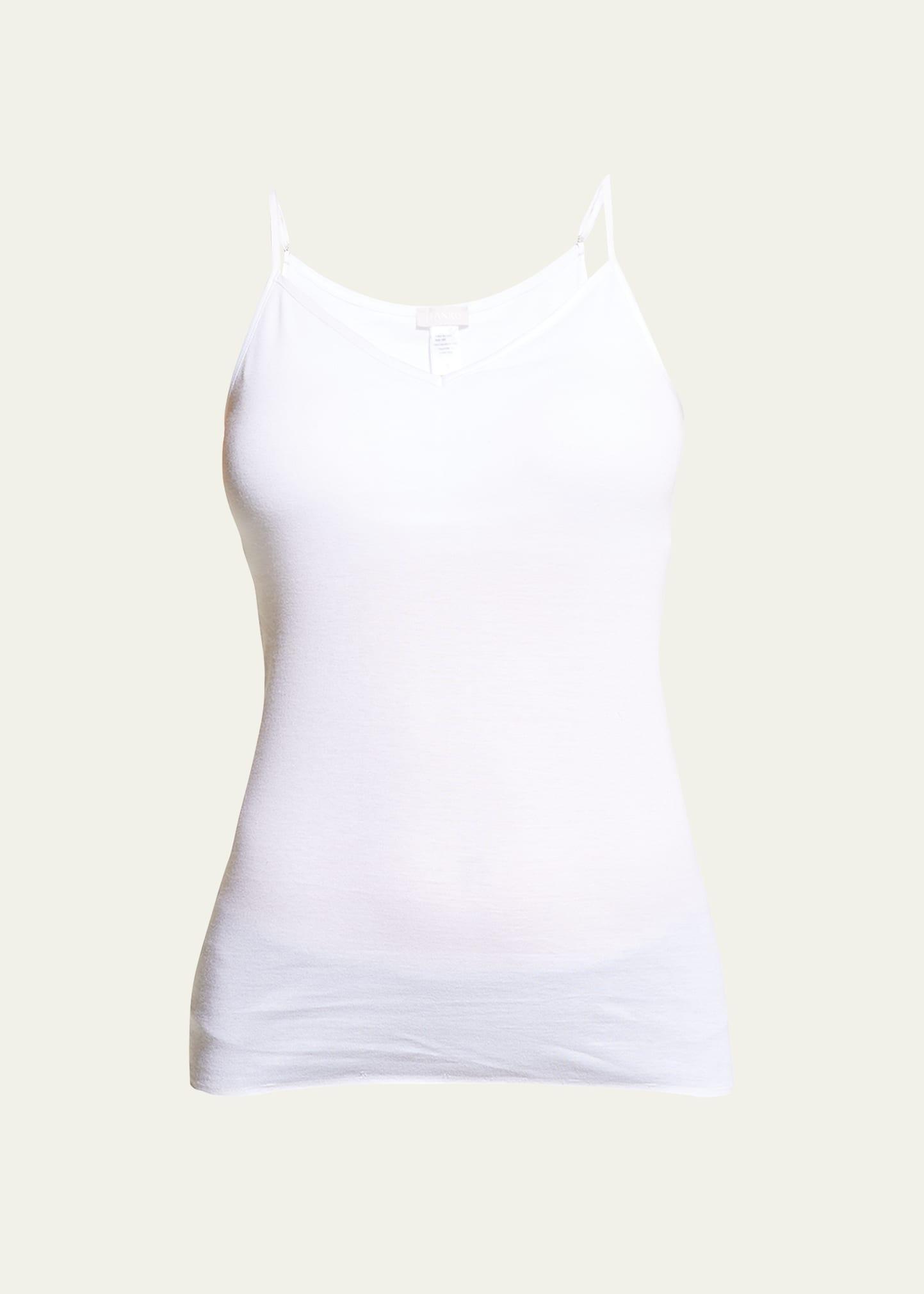 Hanro Cotton Seamless Padded Spaghetti Strap Cami Product Image