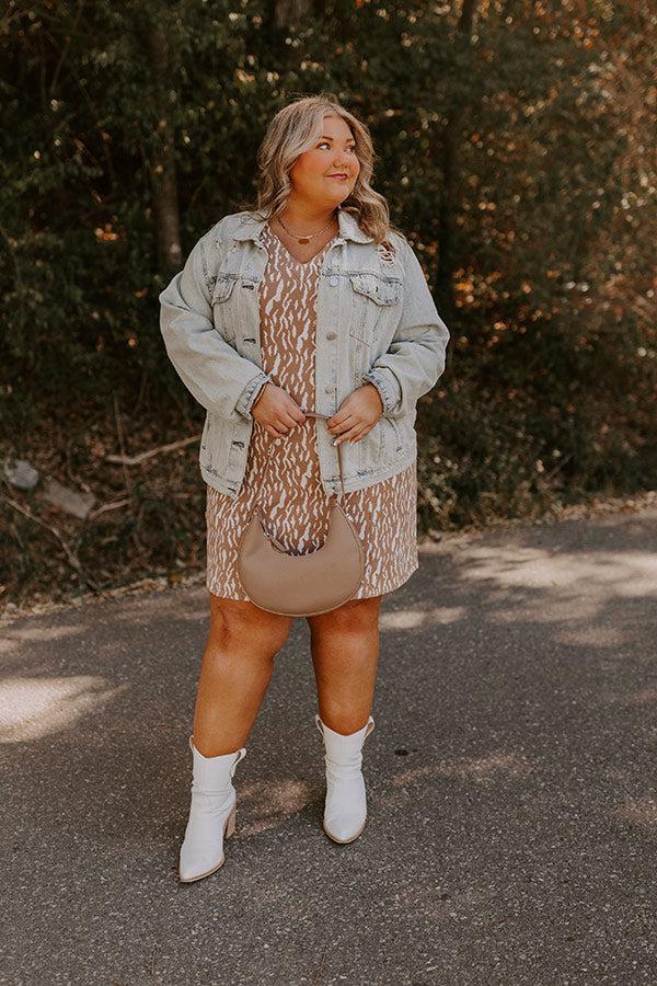 Chic Mindset Knit Mini Dress Curves Product Image