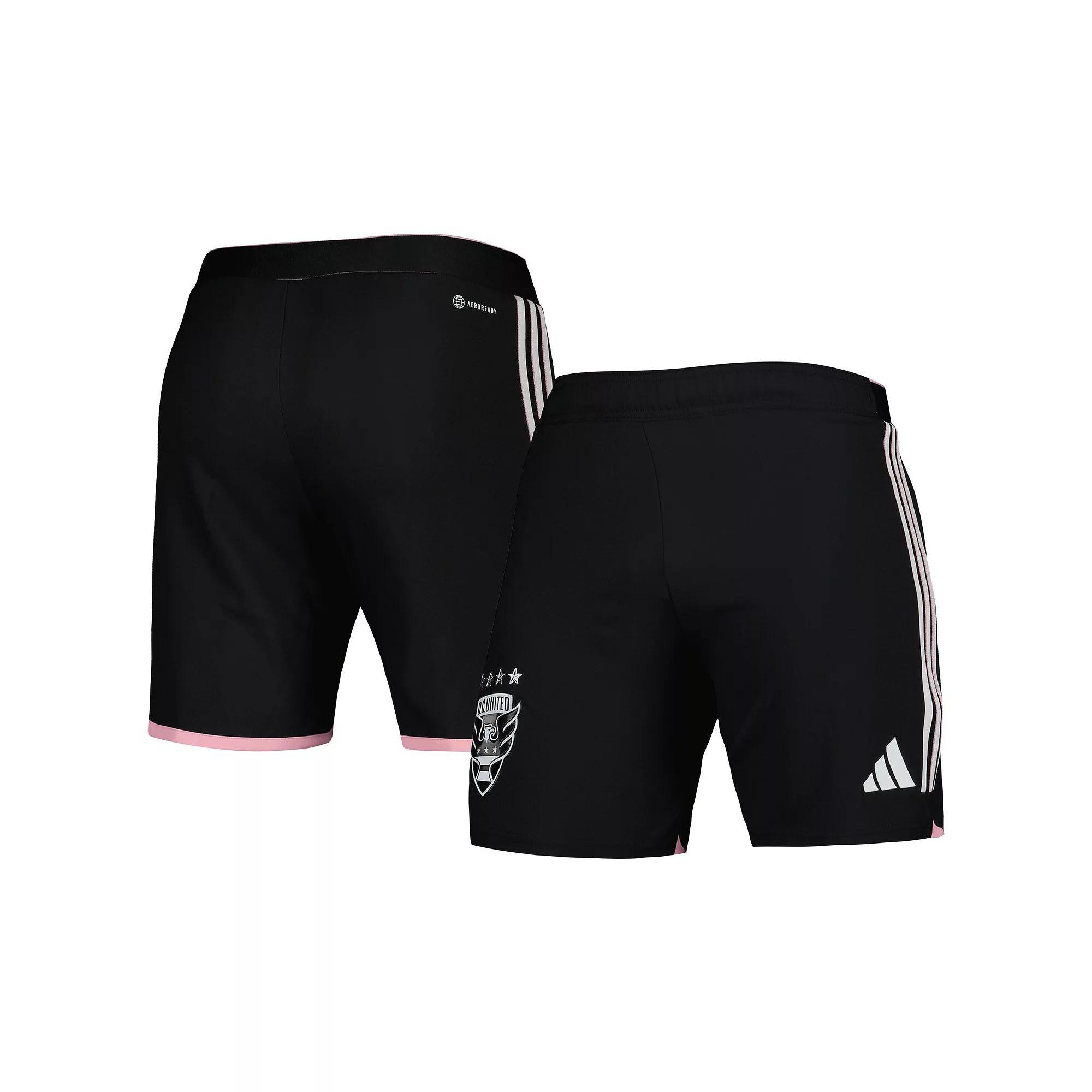 Mens adidas Black D.C. United 2023 Away AEROREADY Authentic Shorts Product Image