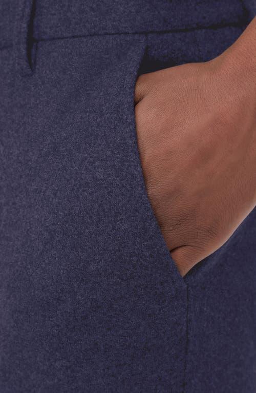 BUGATCHI Men's Flannel Chino Pants In Navy Product Image