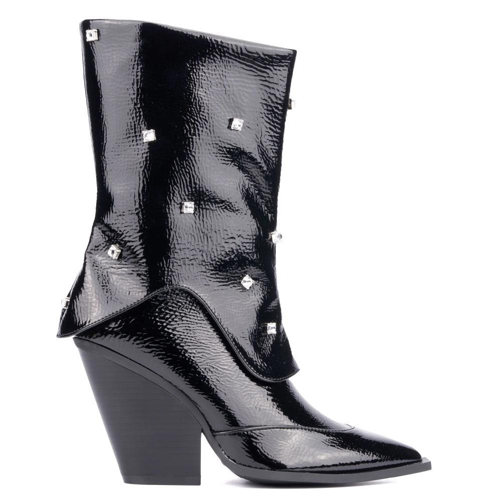 Olivia Miller Women's Bling Western Boots, Size: 7, Black Product Image