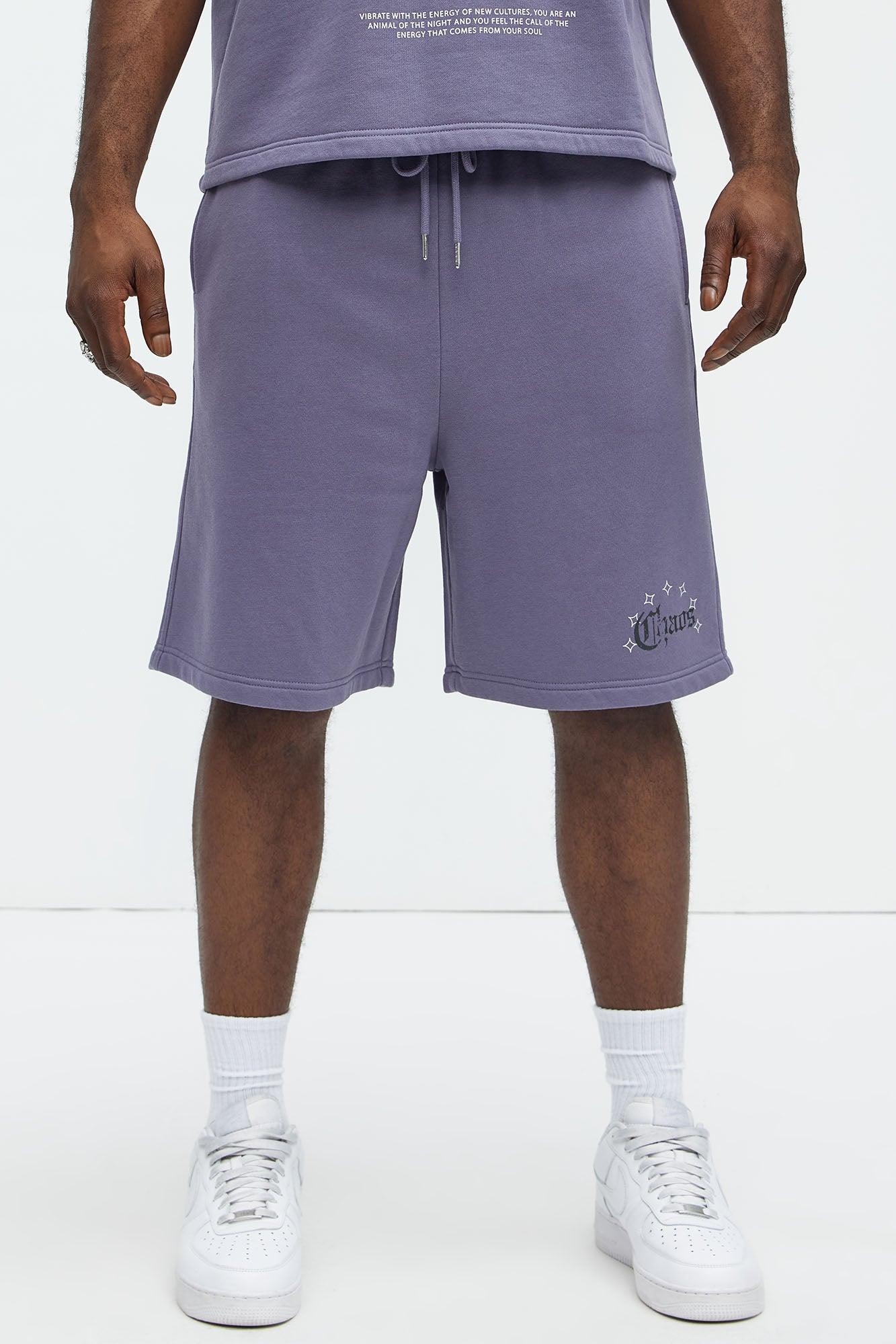 Chaos Sweatshorts - Purple Product Image