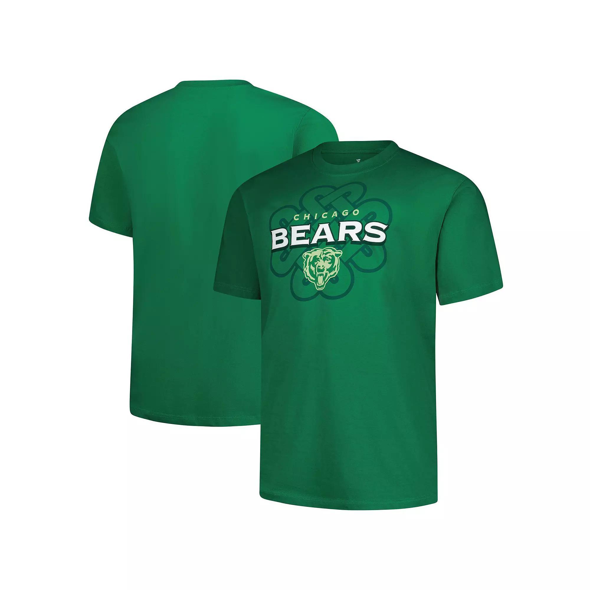 Men's Fanatics Kelly Green Chicago Bears Big & Tall Celtic T-Shirt, Size: 4XB Product Image