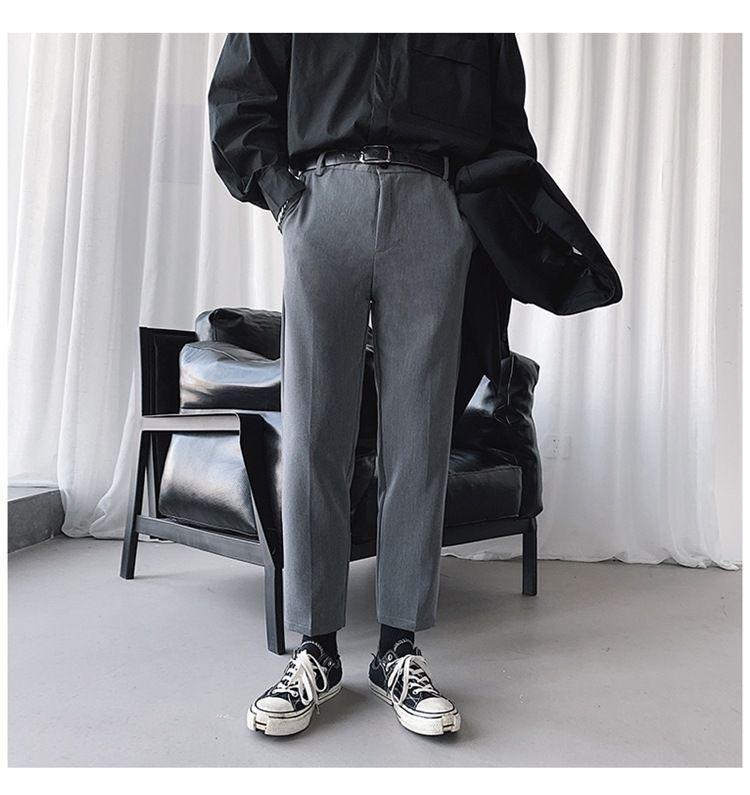 Cropped Straight Leg Pants Product Image