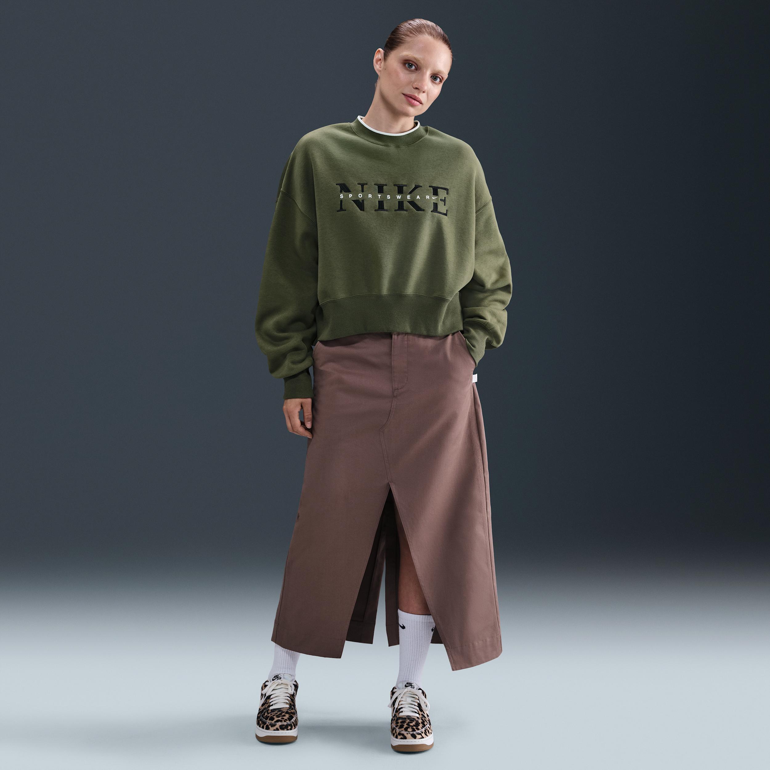 Nike Sportswear Phoenix Fleece Women's Oversized Crew-Neck Sweatshirt Product Image