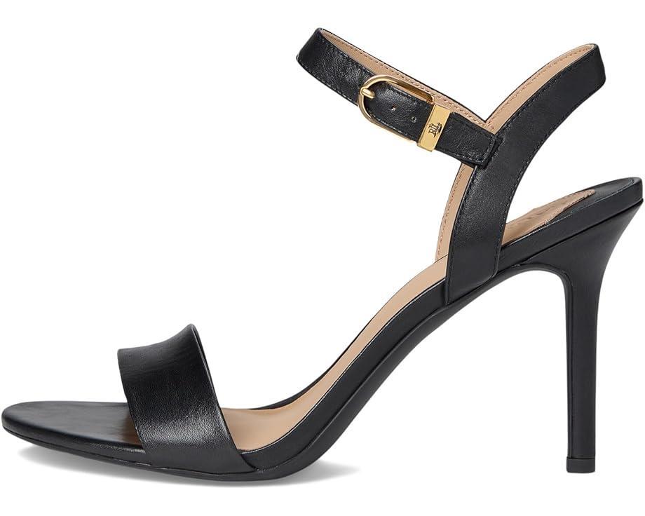 Allie Crocodile-Embossed Leather Sandals Product Image