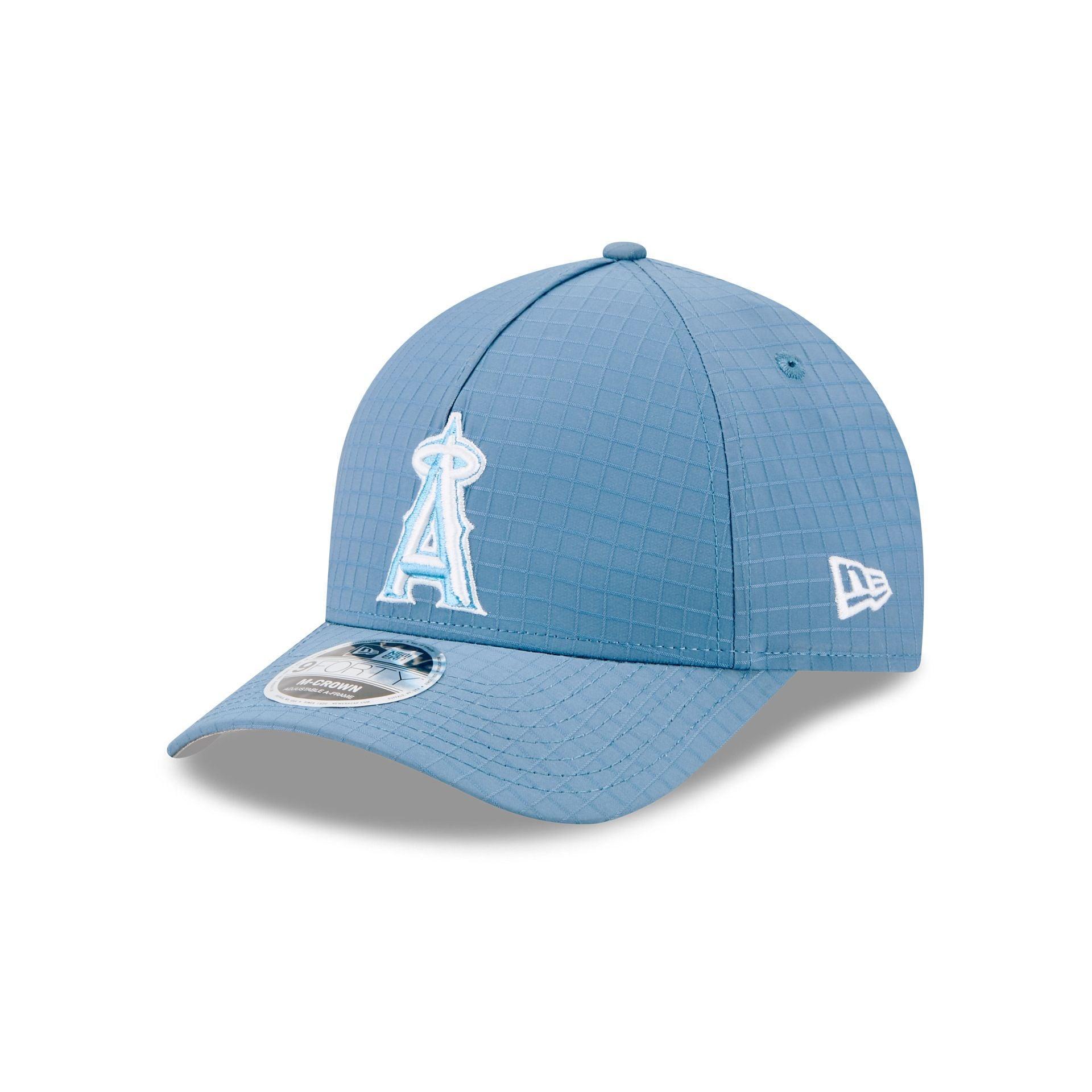 Los Angeles Angels Blue Ripstop 9FORTY M-Crown A-Frame Snapback Hat Male Product Image