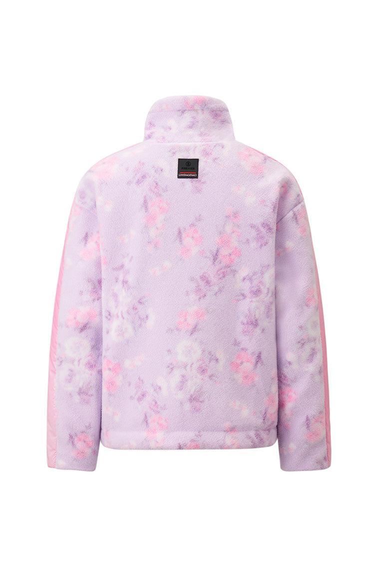 BOGNER FIRE+ICE x LoveShackFancy Ninetta Fleece Jacket - HIBISCUS Product Image