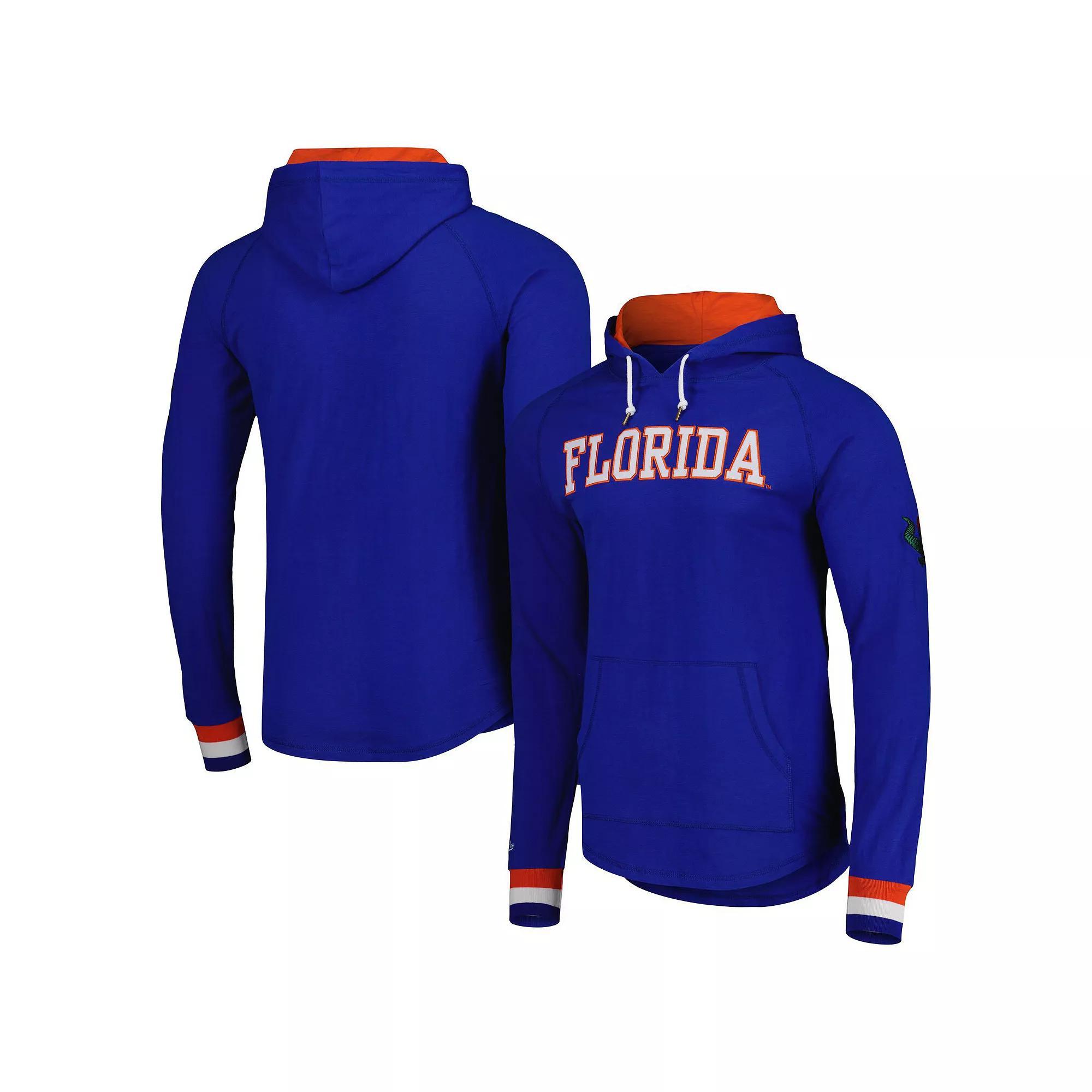 Men's Mitchell & Ness  Royal Florida Gators Legendary Raglan Pullover Hoodie, Size: Medium, Blue Product Image