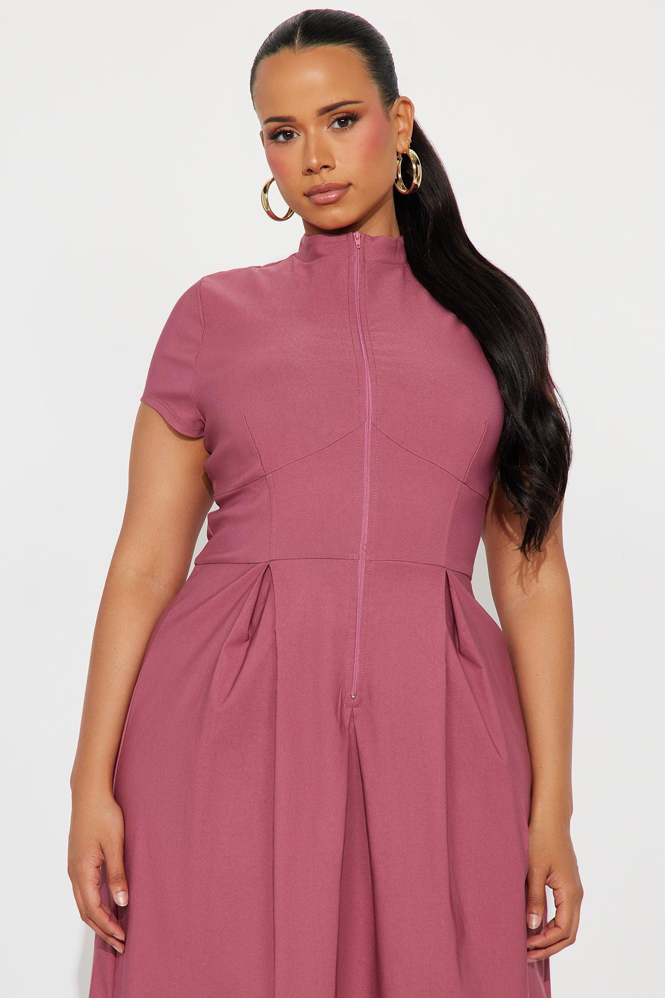 Too Busy To Care Maxi Dress - Mauve Product Image