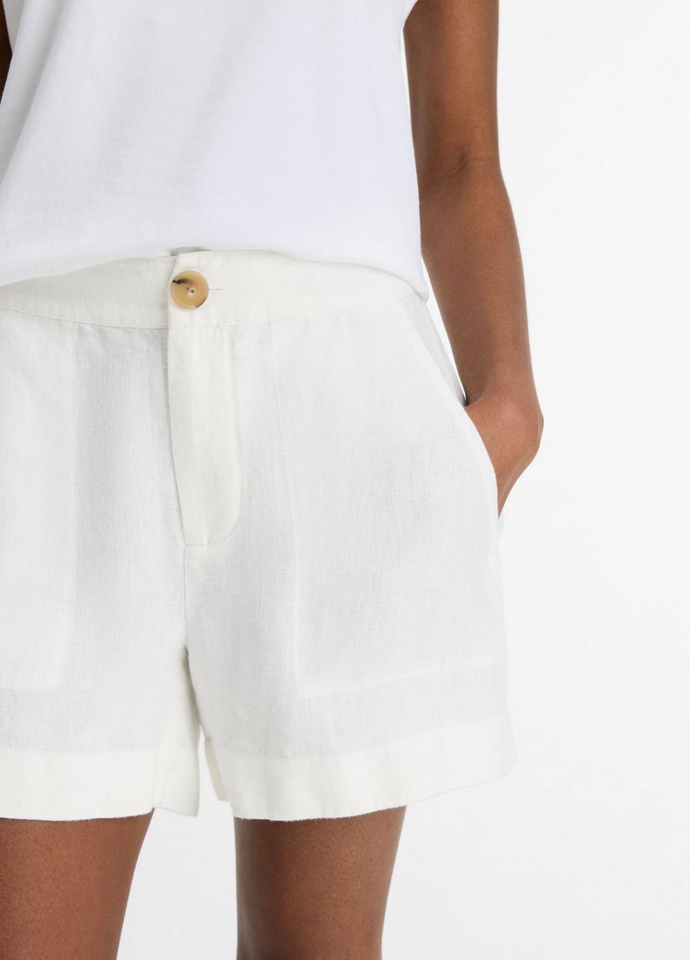 Womens Mid-Rise Hemp Shorts Product Image