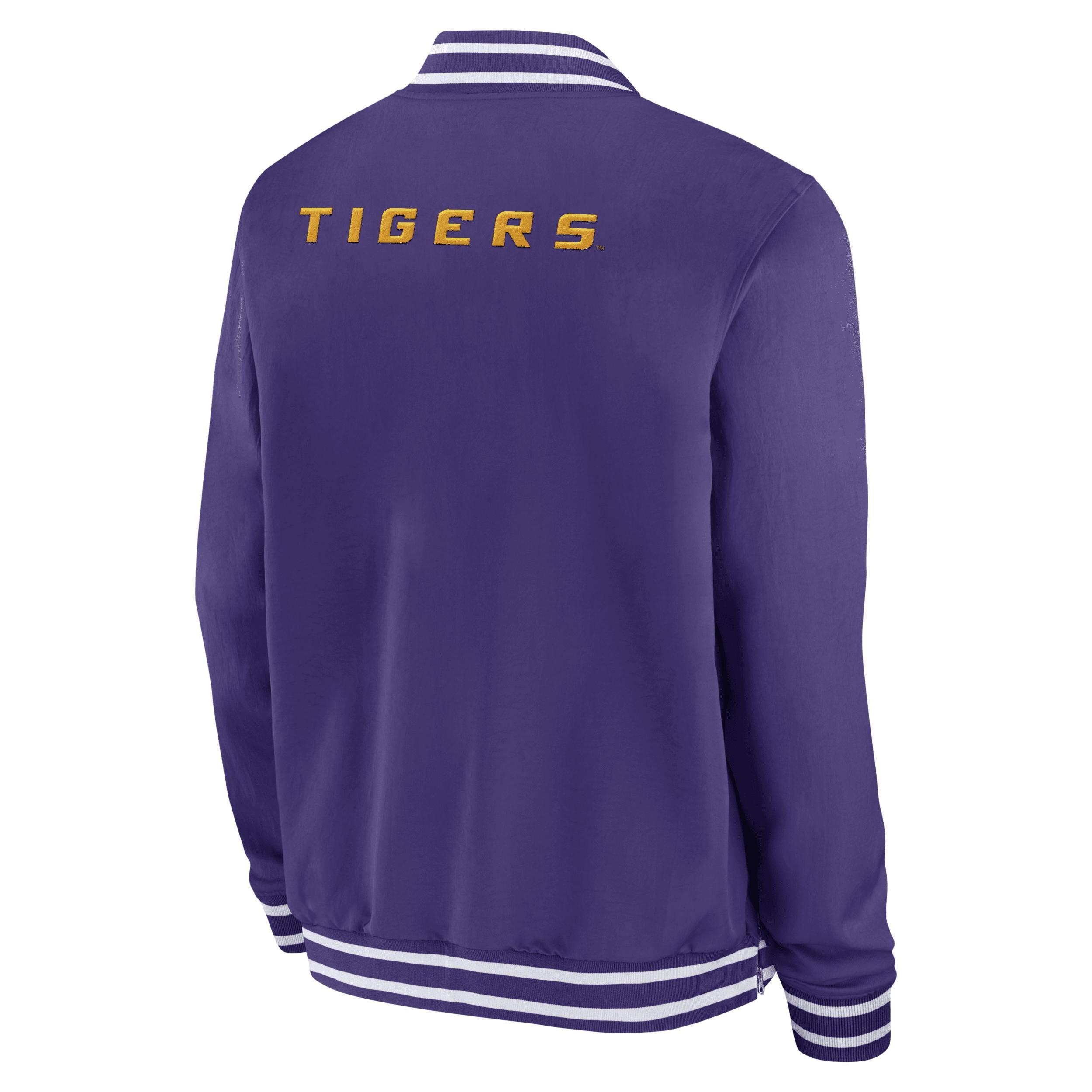 West Virginia Mountaineers Sideline Nike Men's College Full-Zip Bomber Jacket Product Image