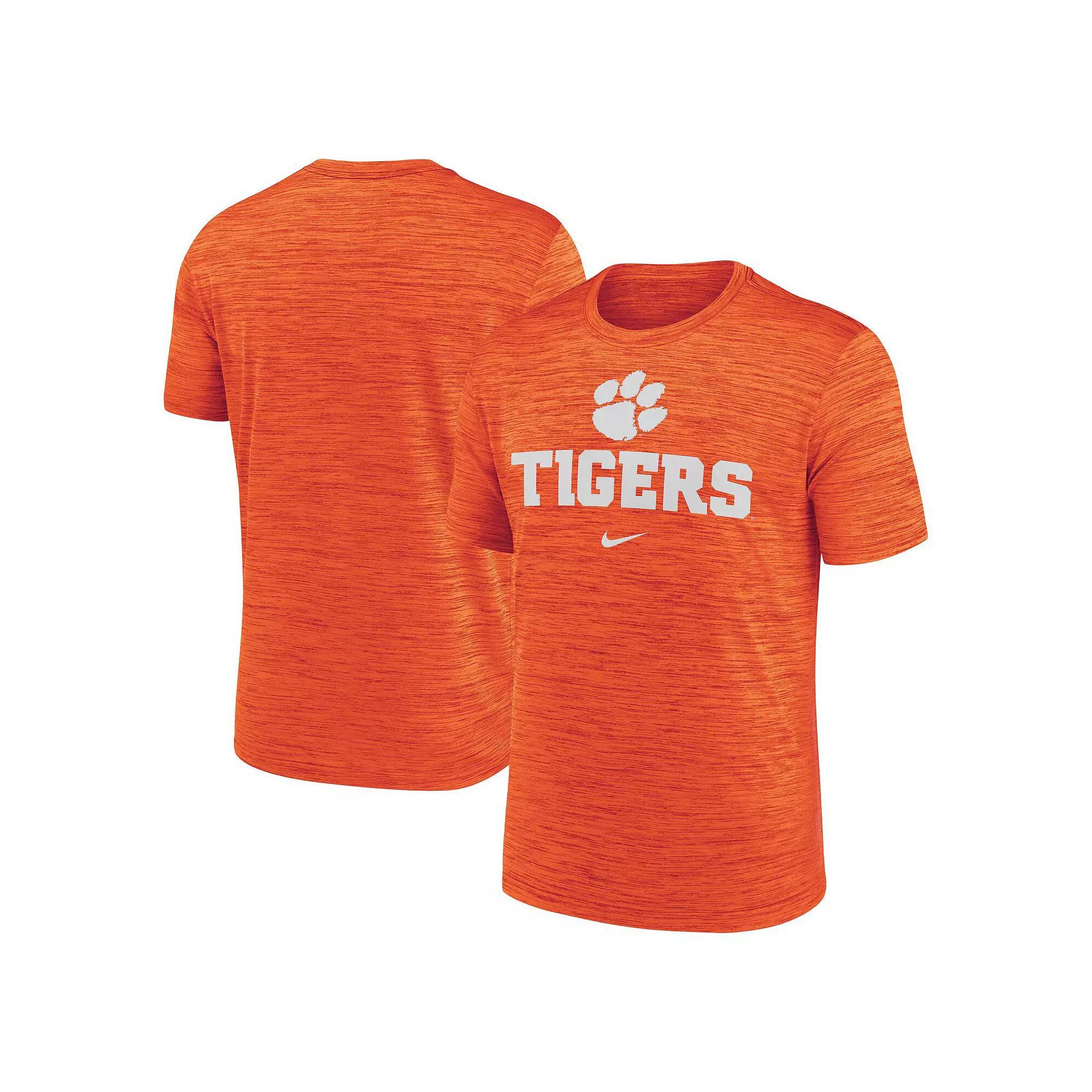 Men's Nike Orange Clemson Tigers Primetime Velocity T-Shirt, Size: Large Product Image