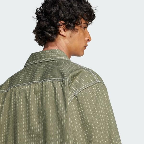 adidas Wabash Shirt Beige XS Mens Product Image