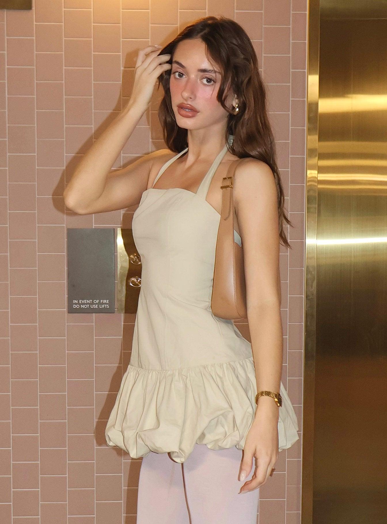 Sofia Mini Dress Cornsilk Product Image