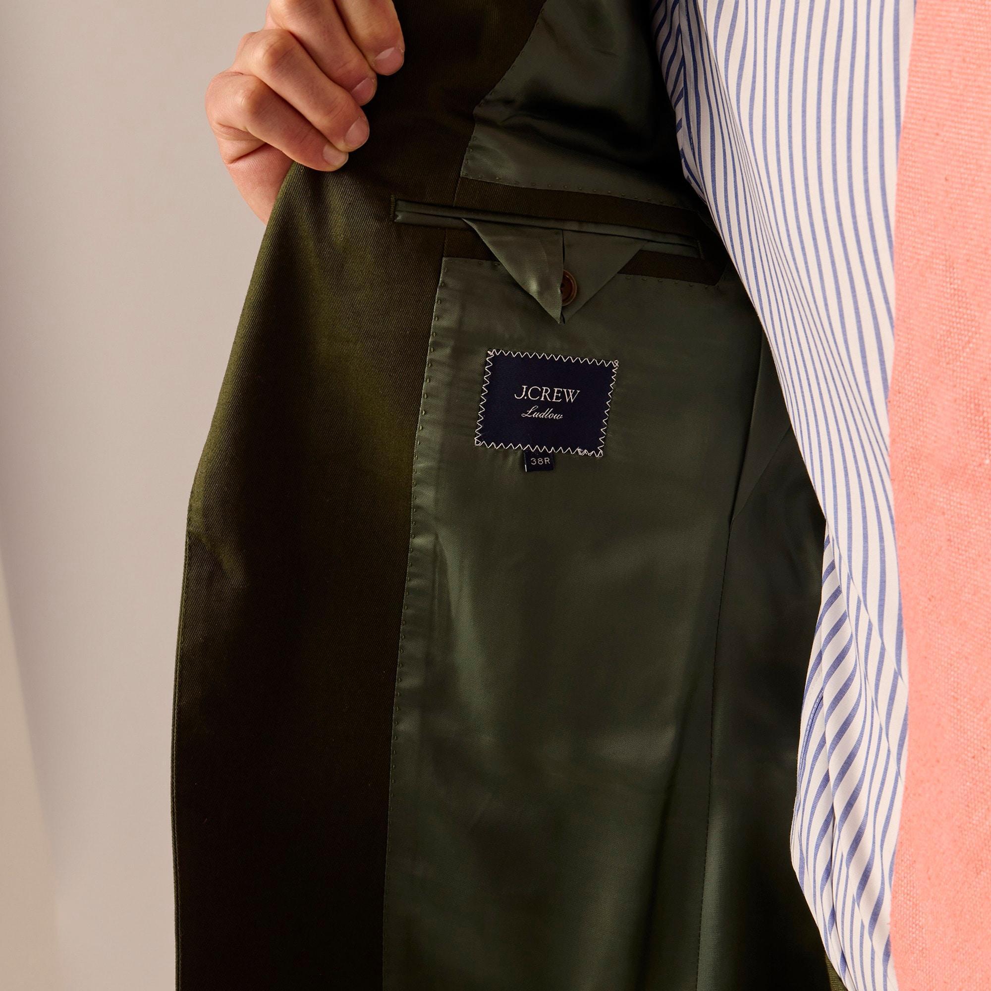 Ludlow Slim-fit suit jacket in Italian chino Product Image