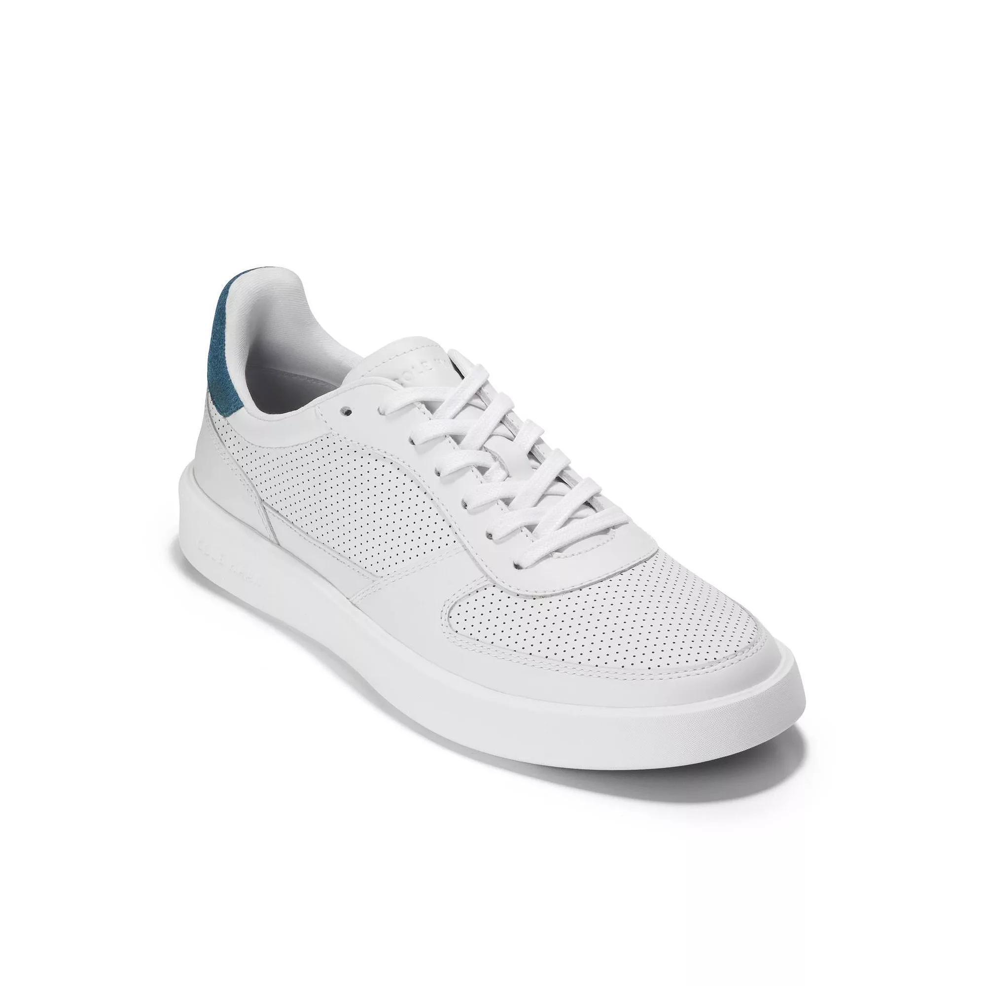 Cole Haan Grand Crosscourt Men's Daily Court Sneakers, Size: 8.5, White Teal Product Image