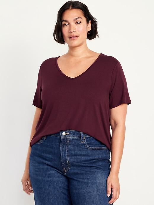 Luxe V-Neck T-Shirt Product Image