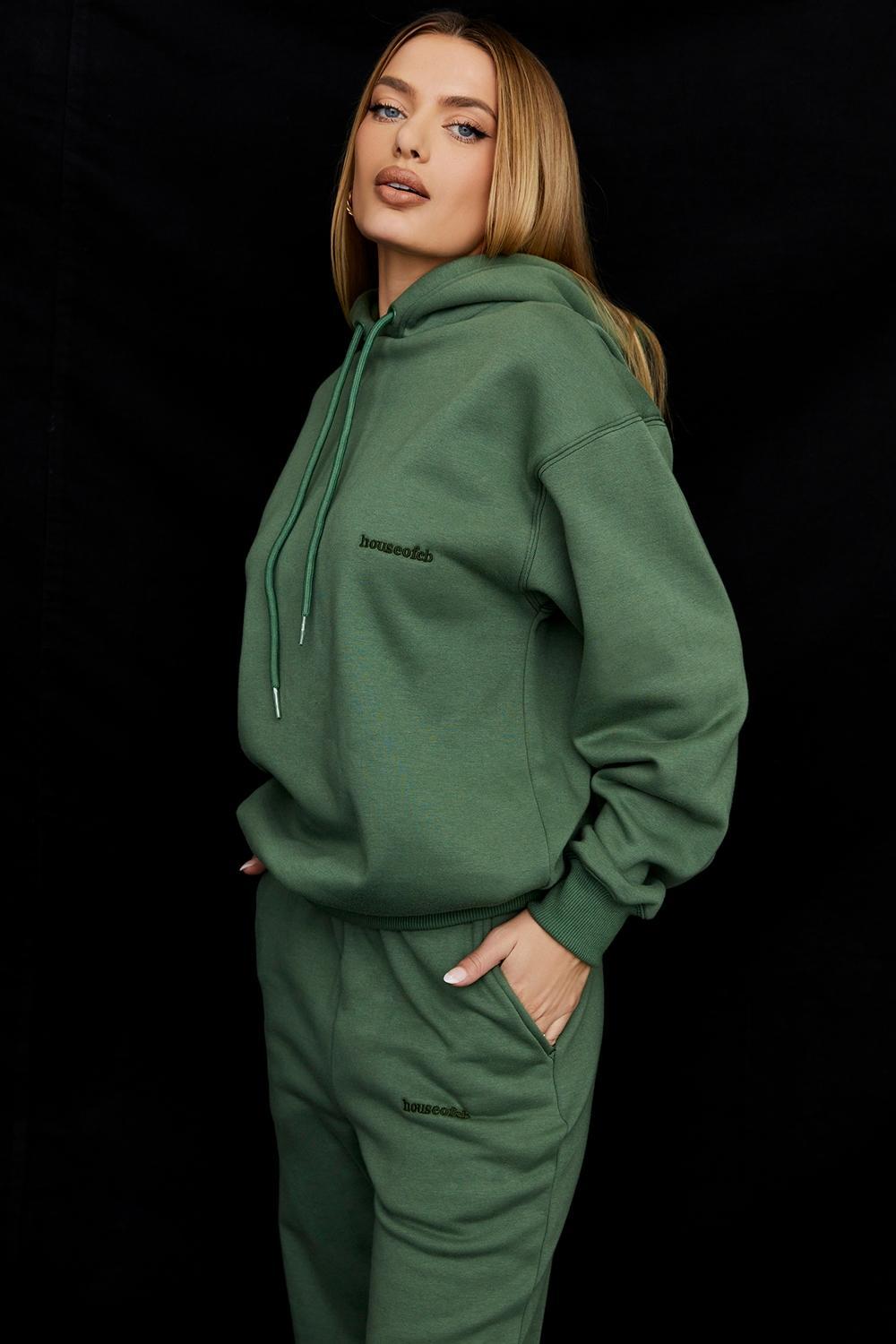 Halo  moss oversized hoodie Product Image