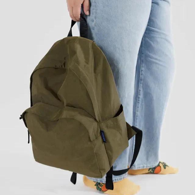 Baggu Large Nylon Backpack - Seaweed Product Image