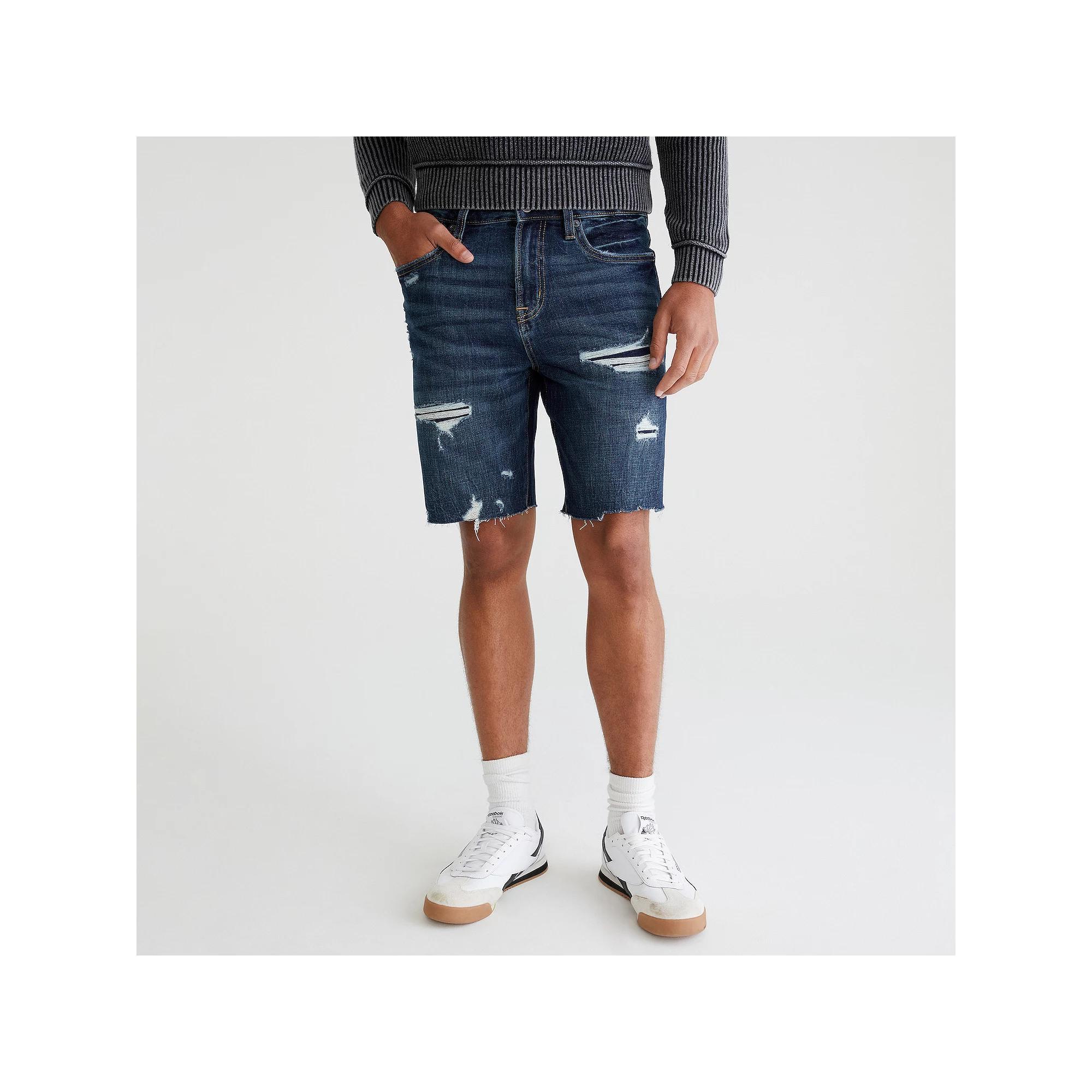 Men's Aeropostale Denim Shorts, Size: 33, Dark Blue Product Image