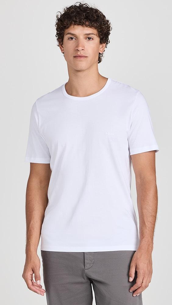 BOSS Logo Embroidered Cotton Tee 3 Pack | Shopbop Product Image