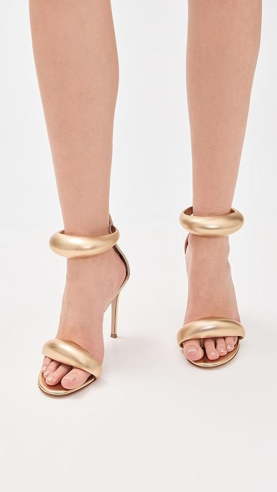 Gianvito Rossi Bijoux Nappa Silk Sandals | Shopbop Product Image
