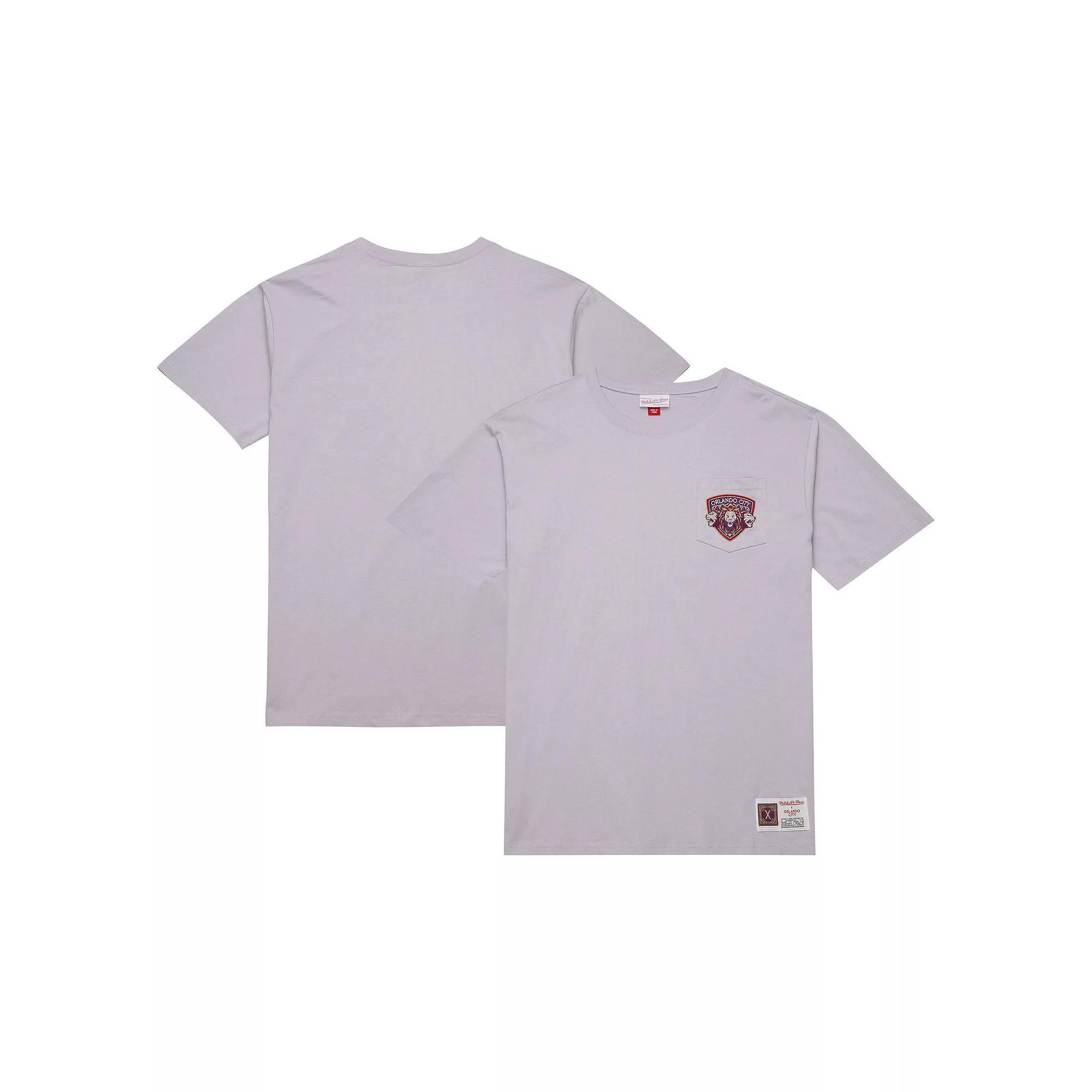 Men's Mitchell & Ness Purple Orlando City SC 10th Anniversary Premium Pocket T-Shirt, Size: Small, Orf Purple Product Image