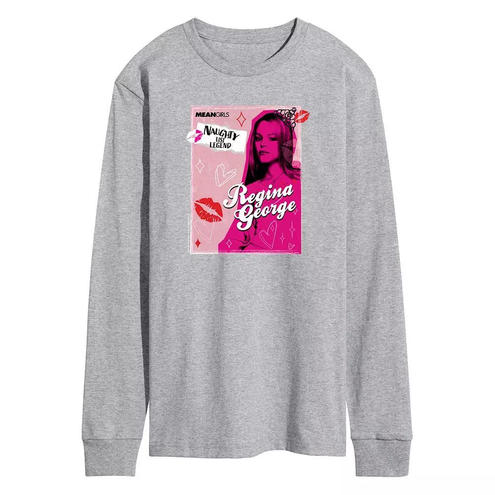 Mens Mean Girls Regina George Naughty List Long Sleeve Graphic Tee Product Image