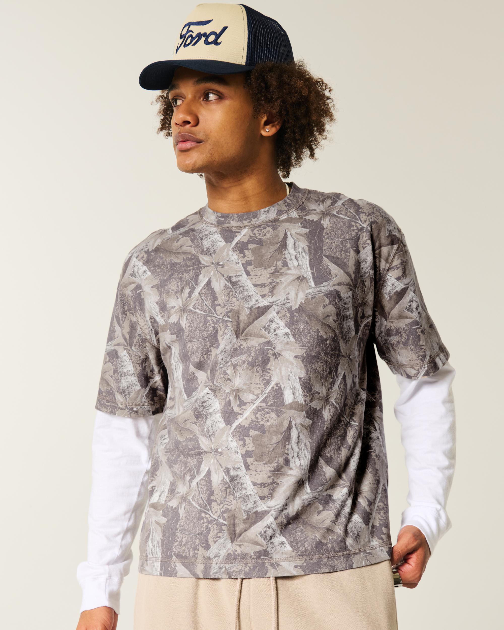 Boxy Heavyweight Crop Crew T-Shirt Product Image