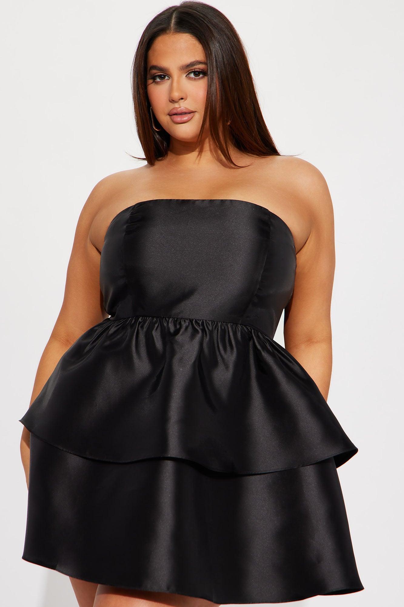 Lily Rose Mini Dress - Black Product Image