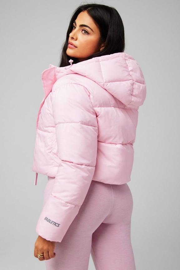 Essential Cropped Hooded Puffer Product Image