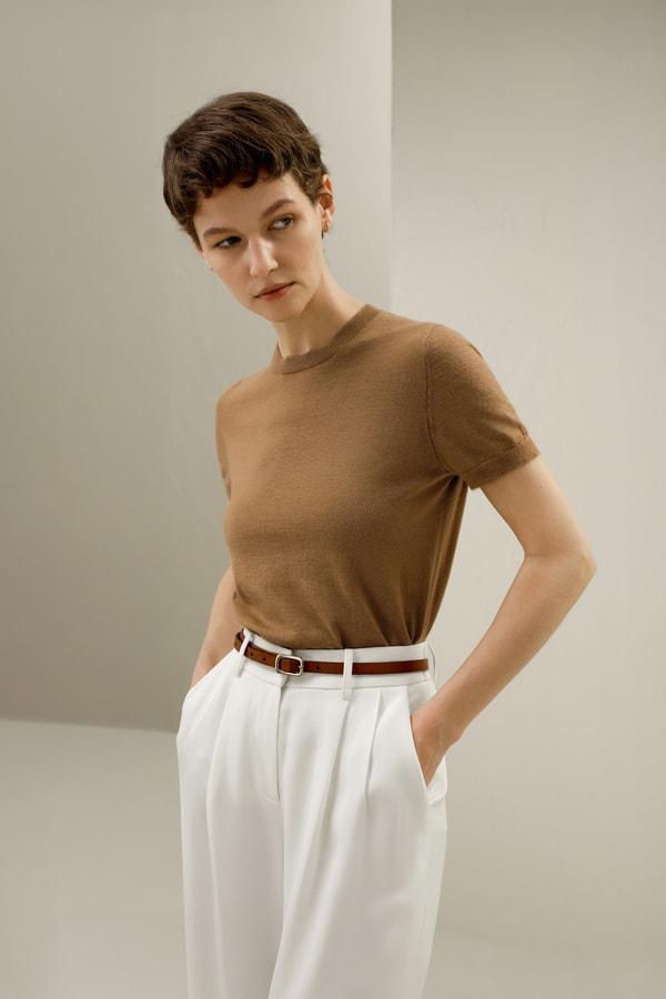 Cashmere Round Neck Sweater Product Image