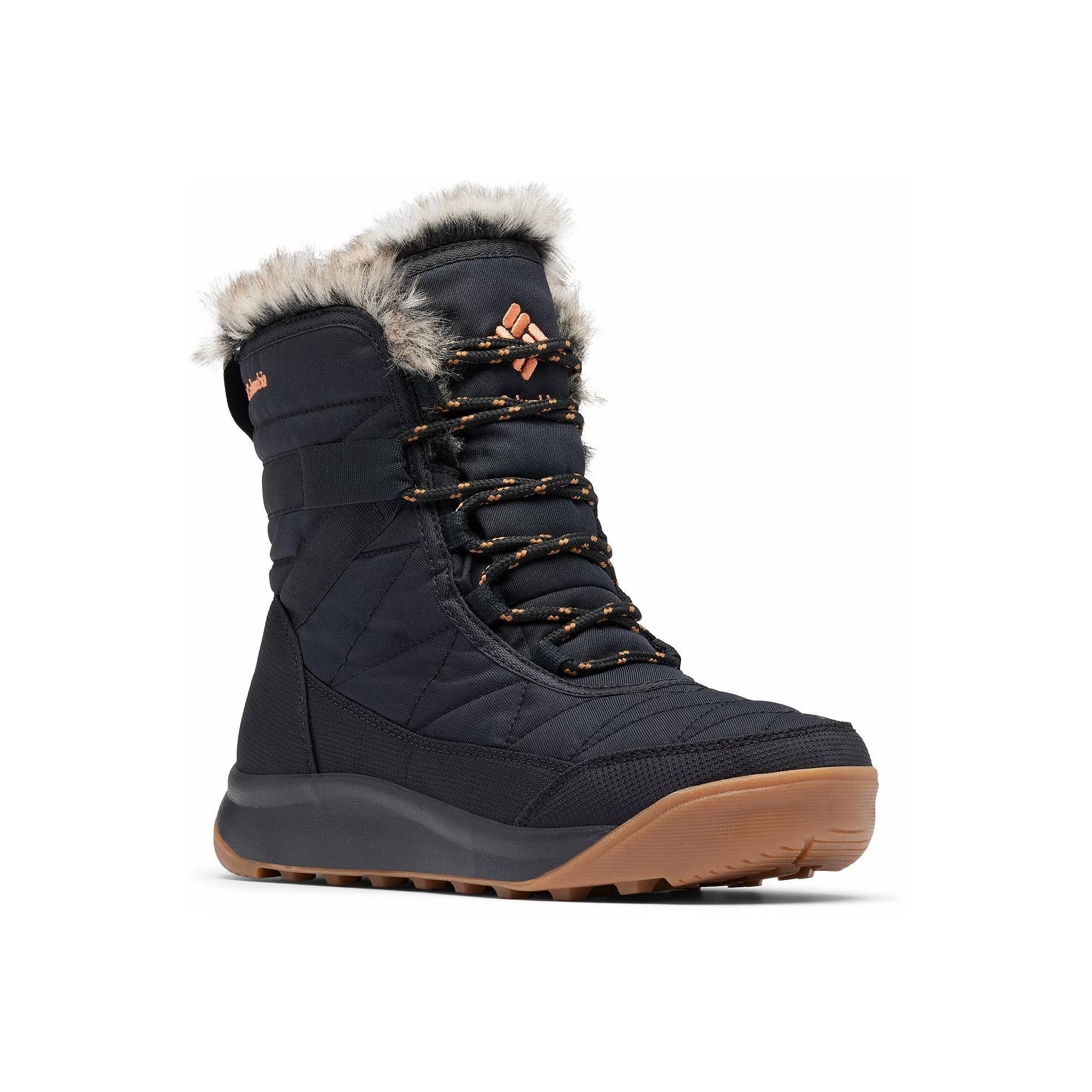 Columbia Minx Shorty IV Women's Winter Boots, Size: 6.5 Wide, Black Pure Brown Product Image