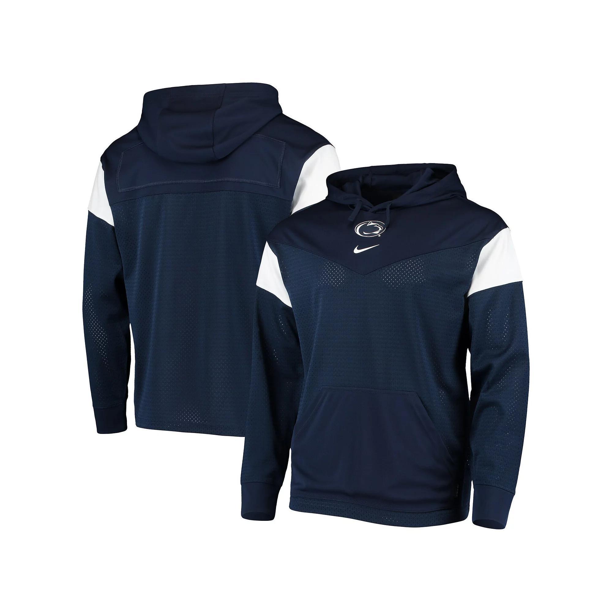 Men's Nike Navy Penn State Nittany Lions Sideline Jersey Pullover Hoodie, Size: Medium, Blue Product Image