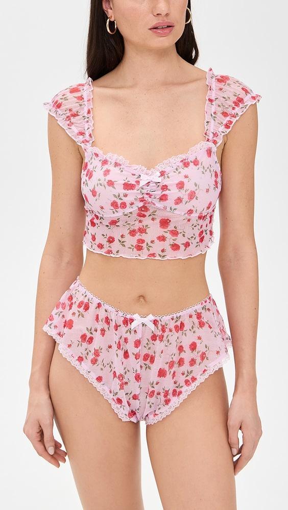 For Love & Lemons Lottie Sleep Top | Shopbop Product Image