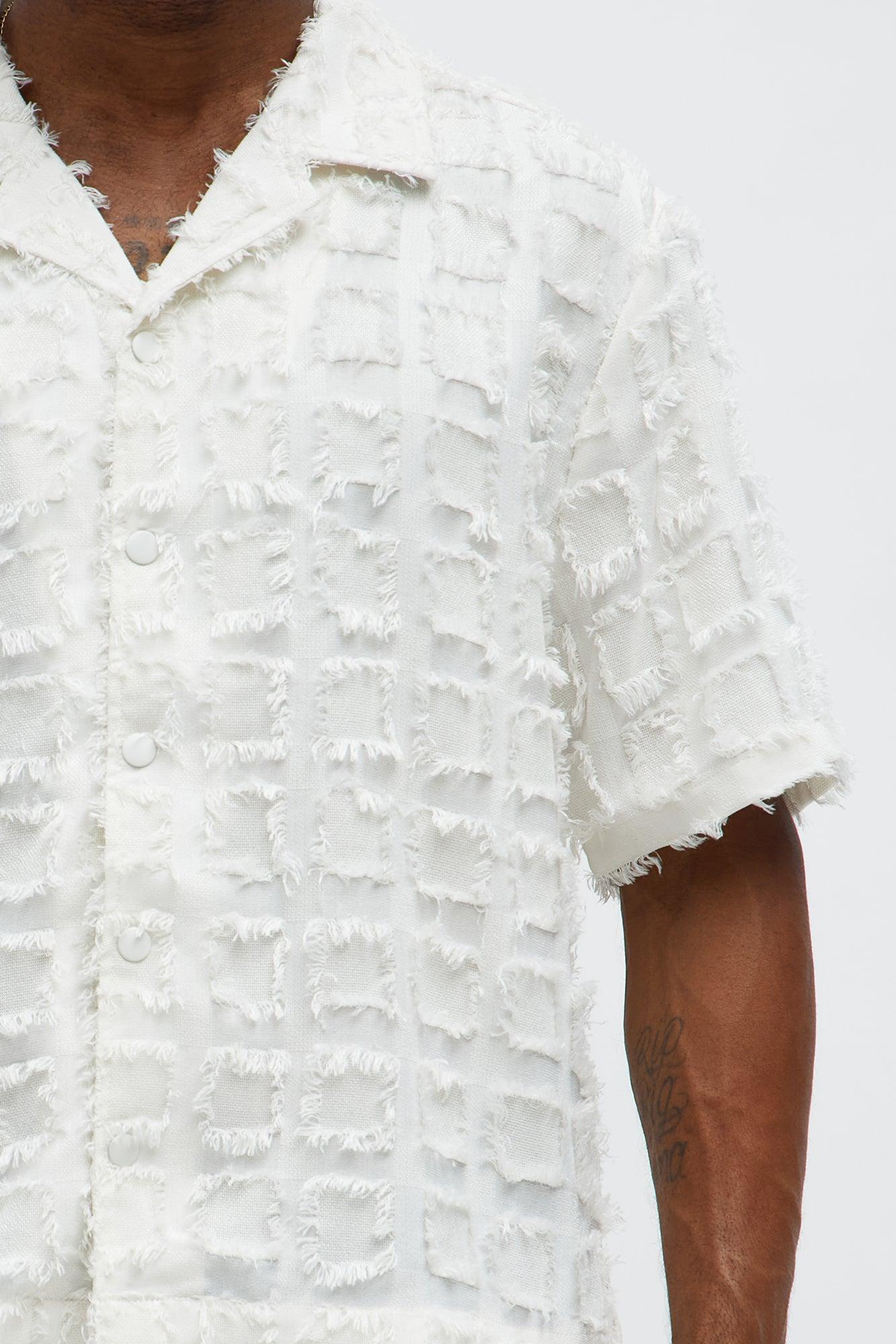Window Shopping Boxy Shirt - Off White Product Image