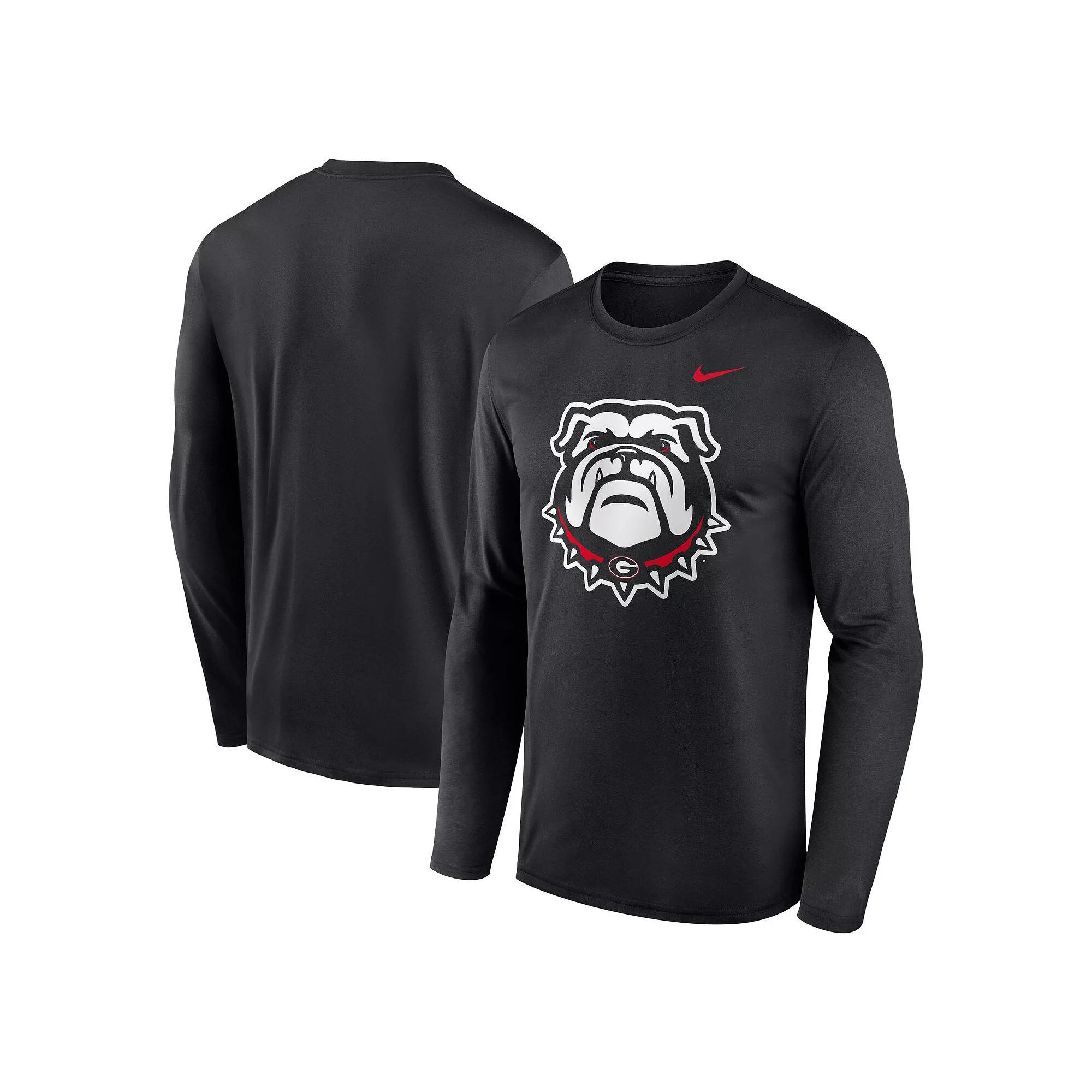 Men's Nike Black Georgia Bulldogs Primetime Alternate Logo Legend Long Sleeve T-Shirt, Size: XL Product Image