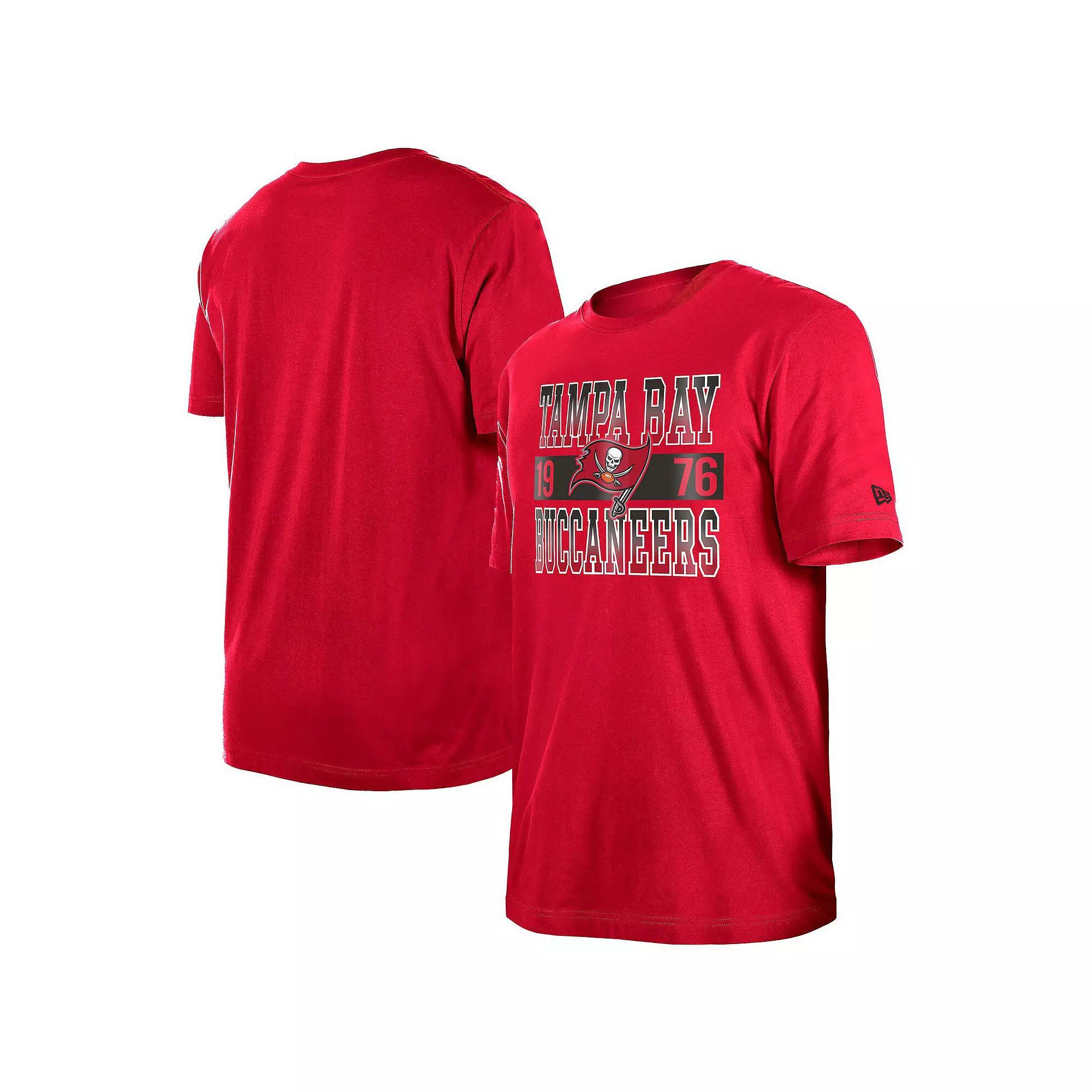 Men's New Era Red Tampa Bay Buccaneers City Team T-Shirt, Size: Small Product Image