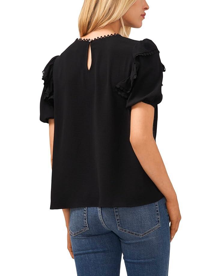 Raglan Flutter Sleeve Blouse Product Image