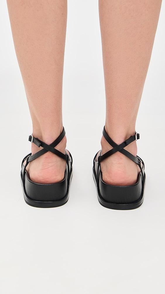 Loeffler Randall Ankle Wrap Footbed Sandals | Shopbop Product Image