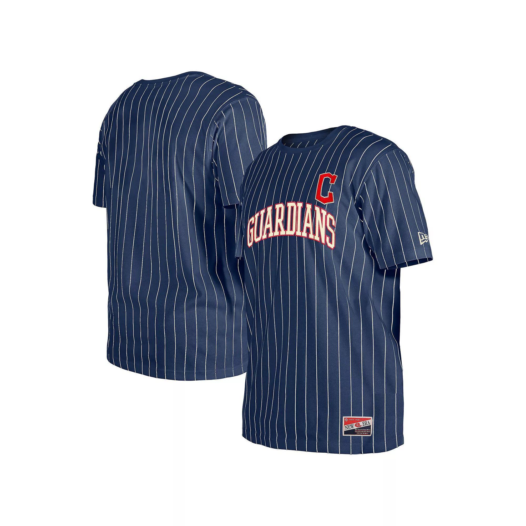 Men's New Era Red Philadelphia Phillies Throwback Pinstripe T-Shirt, Size: 2XL Product Image