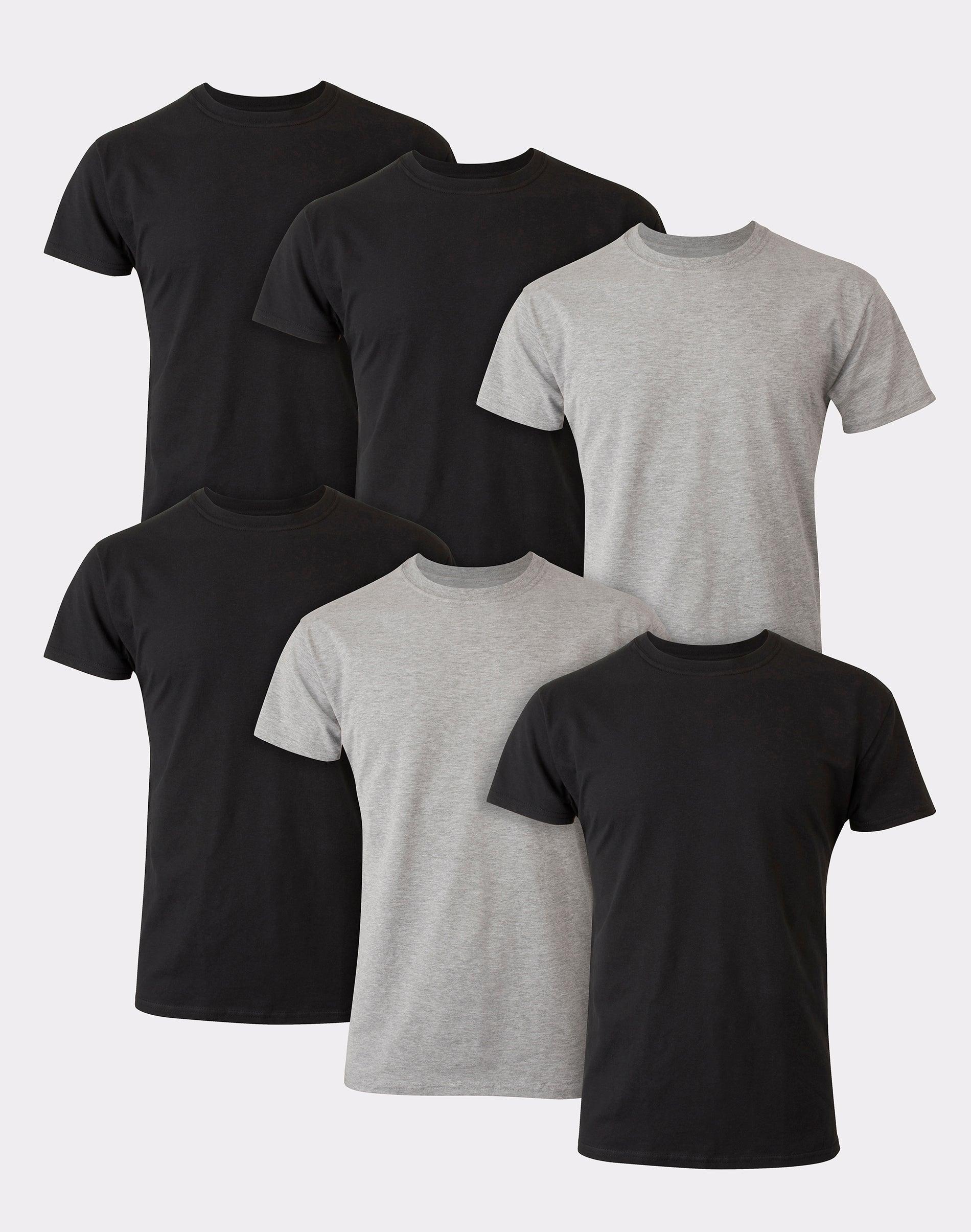 Hanes Ultimate 6-Pack Men's ComfortSoft Crewneck Undershirt, Size: XL, White Product Image