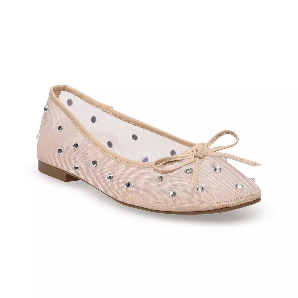 SO Lailaa Womens Square Toe Ballet Flats Product Image