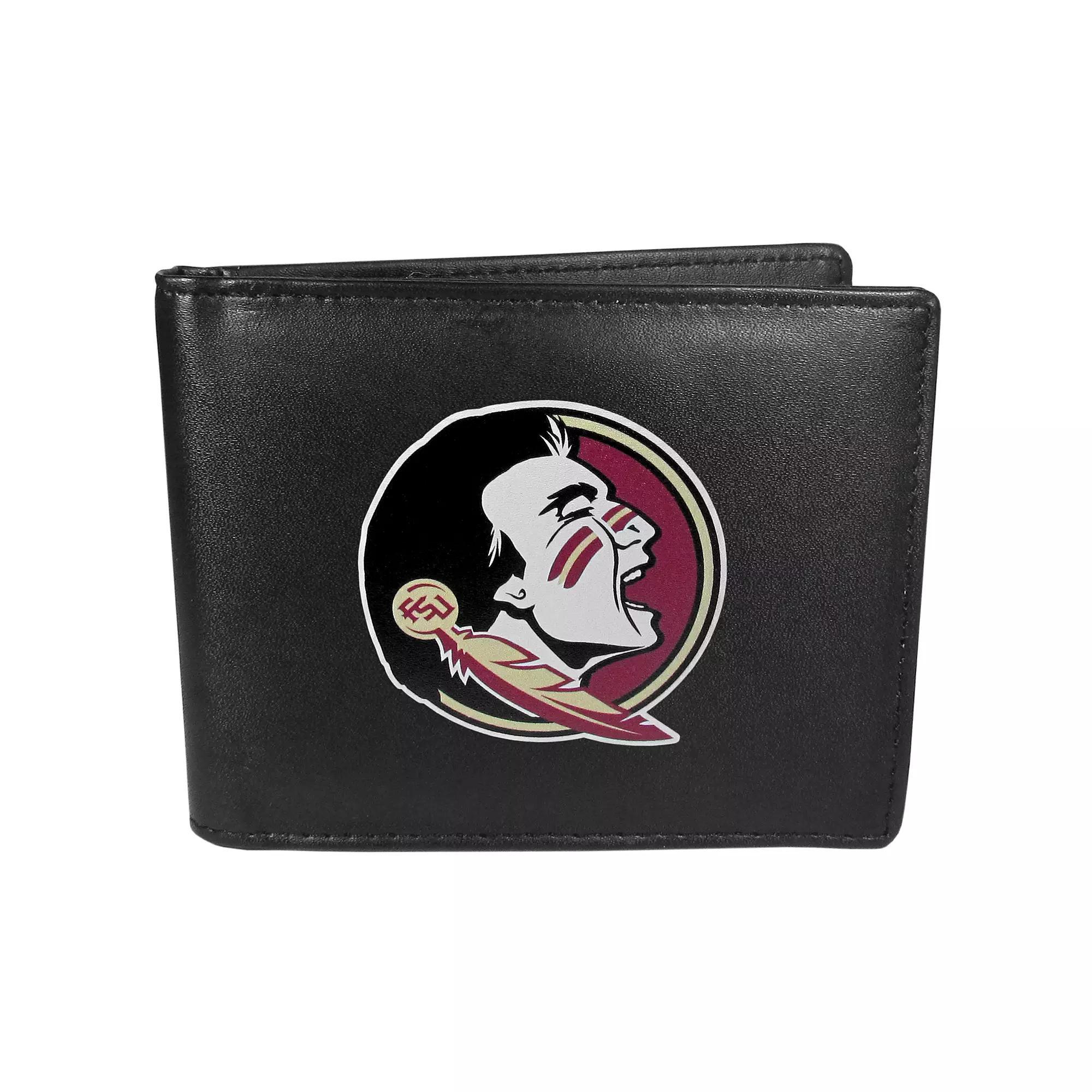 Men's Florida State Seminoles Leather Bi-Fold Wallet, Team Product Image