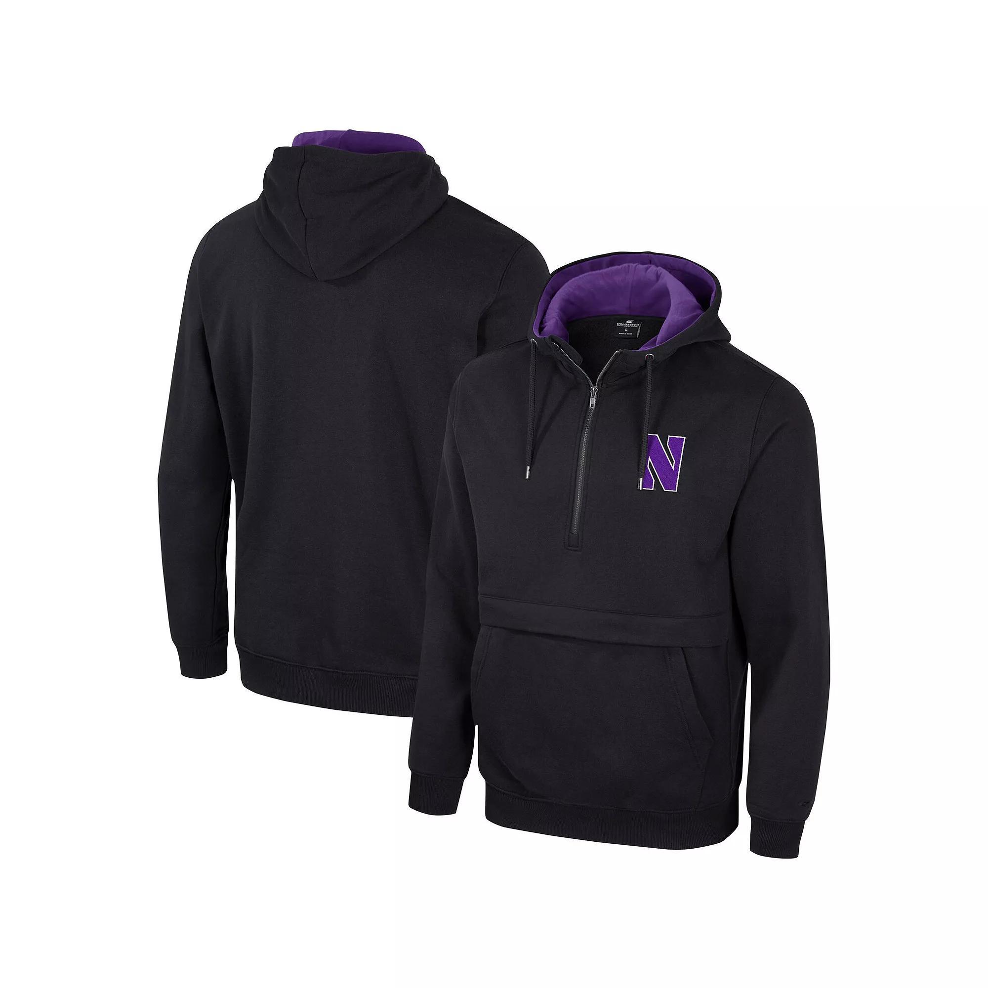 Mens Colosseum TCU Horned Frogs Half-Zip Hoodie Product Image