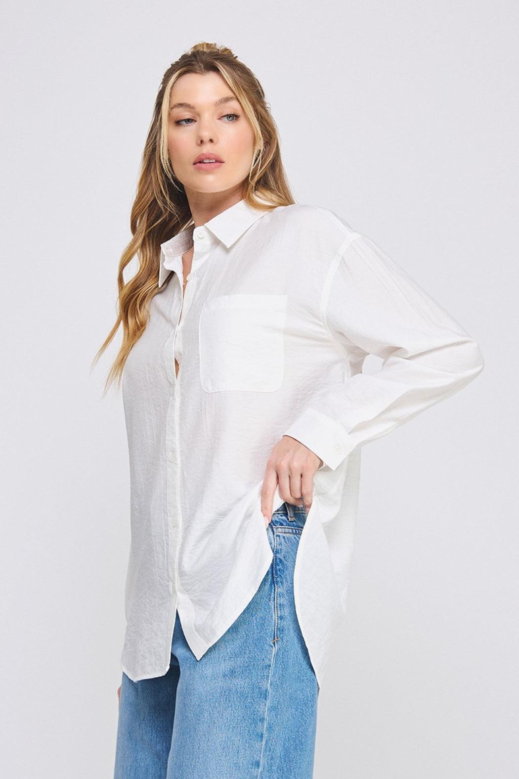 L/S Back Tie Detail Top Product Image